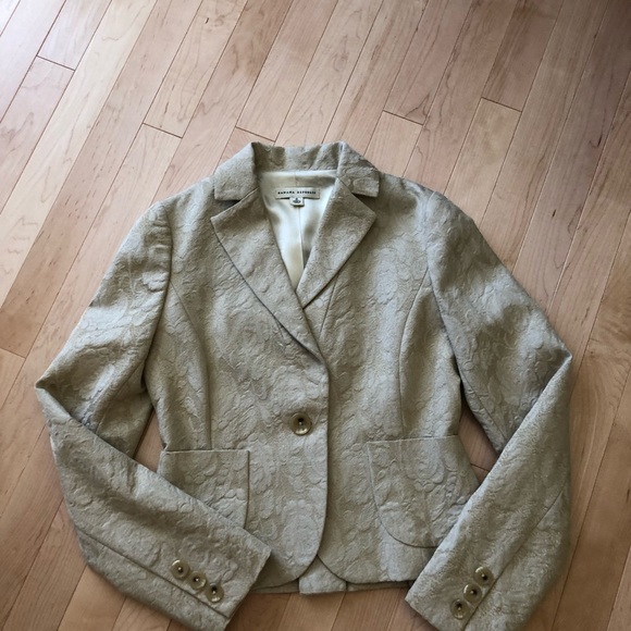Banana Republic Gorgeous Light Gold tone Jacket Size 0 - Picture 1 of 3